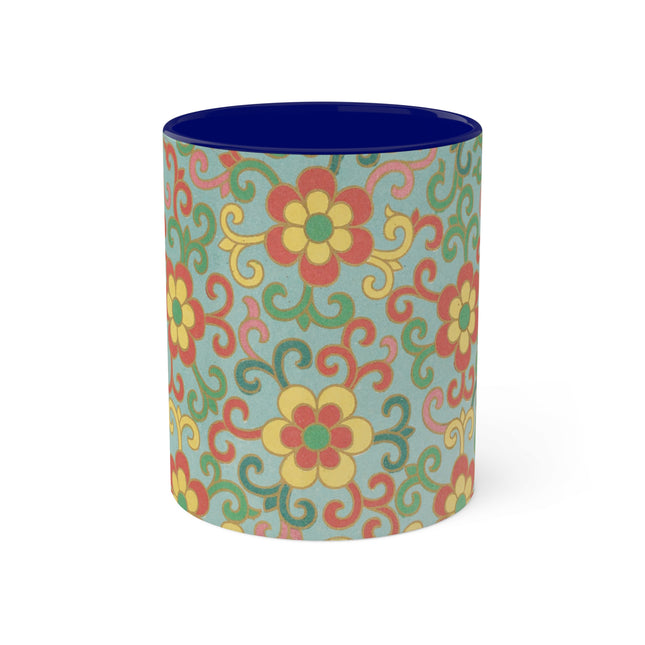 Examples of Chinese Ornament, Pl.09 by Owen Jones Colorful Mugs, 11oz