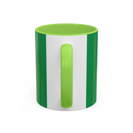 🍀🎄 The Emerald Holly Christmas Colorful Mug – Art Deco Holiday Elegance