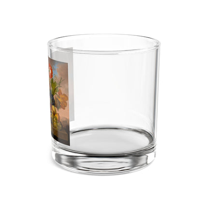 Floral Still Life Rocks Glass, 10oz