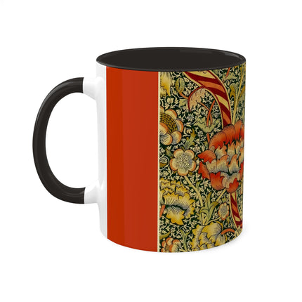 Chintz the Wandle Design by William Morris Colorful Mugs, 11oz