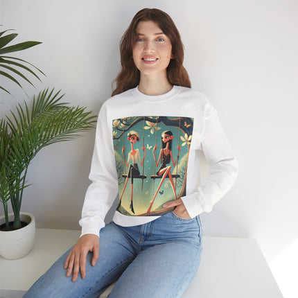 Whispers on the Spring Swing Heavy Blend™ Crewneck Sweatshirt