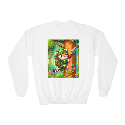 Stealthy Stripes Youth Crewneck Sweatshirt