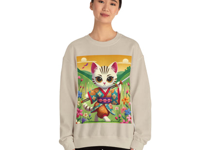 Samurai Kitten Unisex Heavy Blend™ Crewneck Sweatshirt