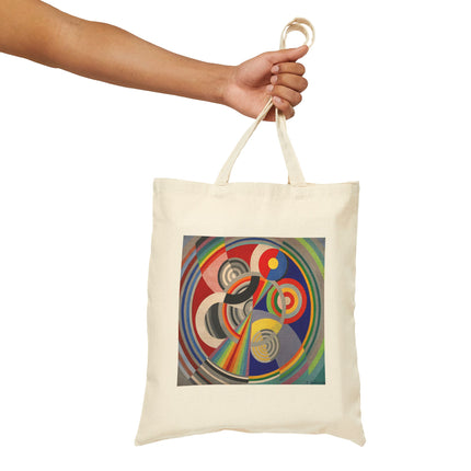 Rythme No. 1 by Robert Delaunay Cotton Canvas Tote Bag