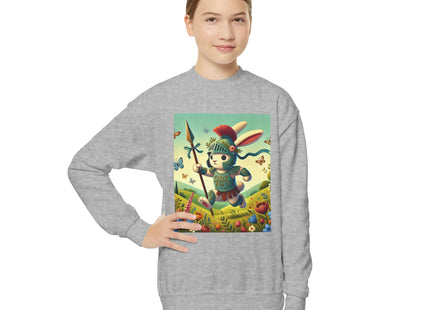 Rabbit Gladiator Youth Crewneck Sweatshirt