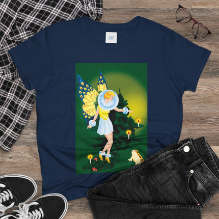 The Enchanted Encounter Women's Midweight Cotton Tee