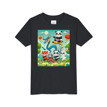 Rolling Along Together Youth Short Sleeve Tee