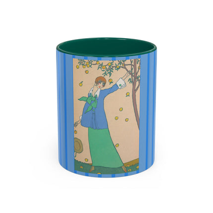 Le Verger by Georges Lepape Colorful Mugs (11oz, 15oz)