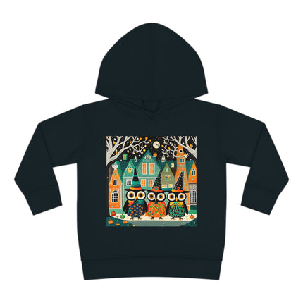 Night of the Trick-or-Treating Owlets Toddler Pullover Fleece Hoodie