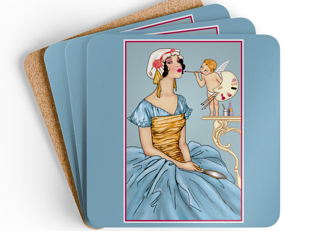 The Enchanting Painter Corkwood Coaster Set