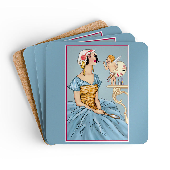 The Enchanting Painter Corkwood Coaster Set