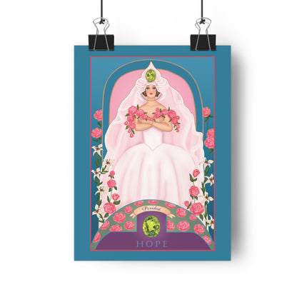 August & Peridot (from the Gem Series) by Sofia Chiostri Giclée Art Print