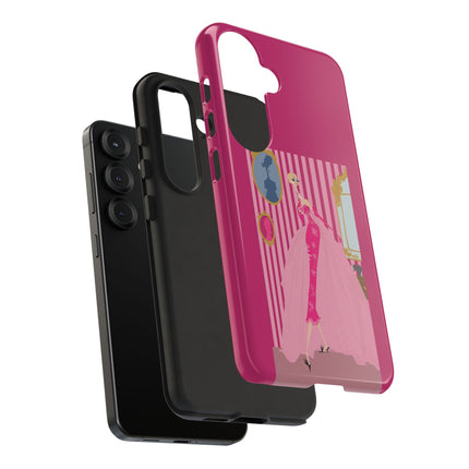 Lady in Pink Phone Case – Graceful Sophistication