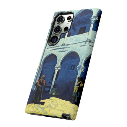 Courtyard of Moroccan Riad by George Gaudion Phone Cases