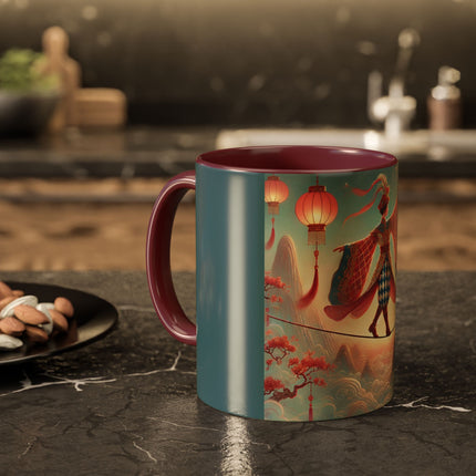 The Lantern Walker Colorful Mugs (11oz, 15oz)