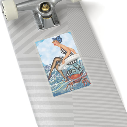 Playful Waves and Fashion Follies Kiss-Cut Stickers (4 Sizes)