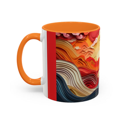 Vibrant Sunrise Sky Colorful Mugs (11oz, 15oz)