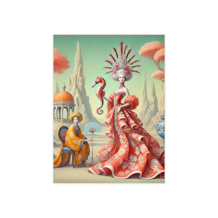 The Seahorse Court Ceramic Tile