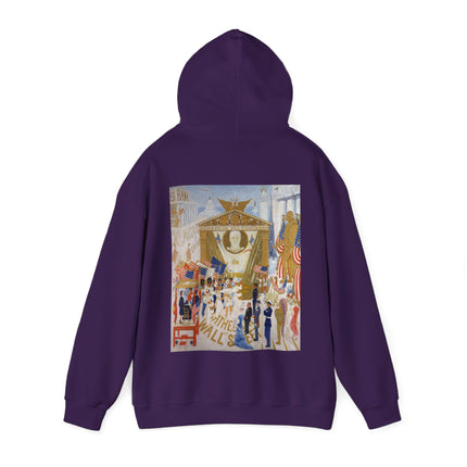 The Cathedrals of Wall Street by Florine Stettheimer Heavy Blend™ Hooded Sweatshirt