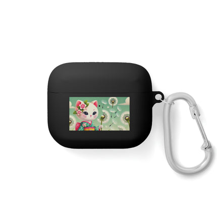 Geisha Kitten and the Dandelion Wish AirPods and AirPods Pro Case