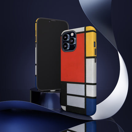 Composition with Red, Yellow, Blue, and Black by Piet Mondrian Phone Cases