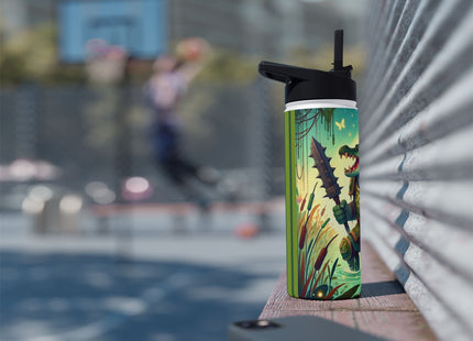 Swamp Tyrant Stainless Steel Water Bottle, Standard Lid