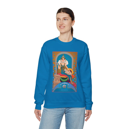 April & Diamond (from the Gem Series) by Sofia Chiostri Heavy Blend™ Crewneck Sweatshirt