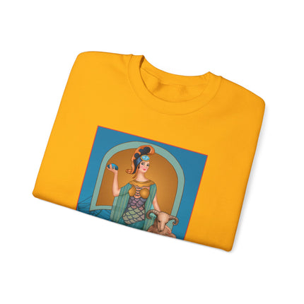 March & Aquamarine (Gem Series) by Sofia Chiostri Unisex Heavy Blend™ Crewneck Sweatshirt