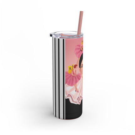 Pierrot & Fairies Dressed in Pink by Sofia Chiostri Skinny Matte Tumbler, 20oz