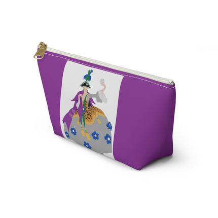 Masquerade Marquise Cosmetic Bag – Art Deco Glamour & Carnival Mystique