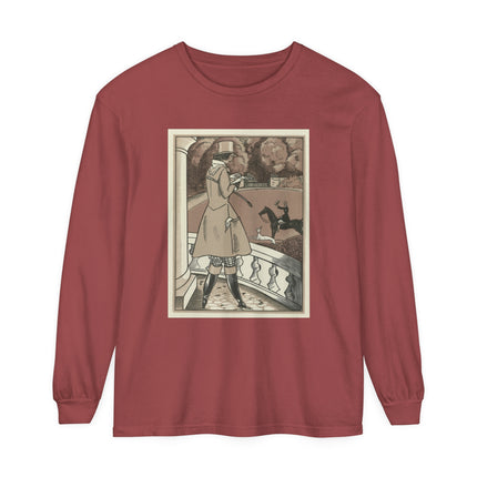 Amazone by Fernand Siméon Unisex Garment-dyed Long Sleeve T-Shirt