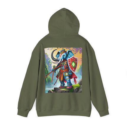 Cyberpunk Elephant – Heavy Blend™ Hooded Sweatshirt