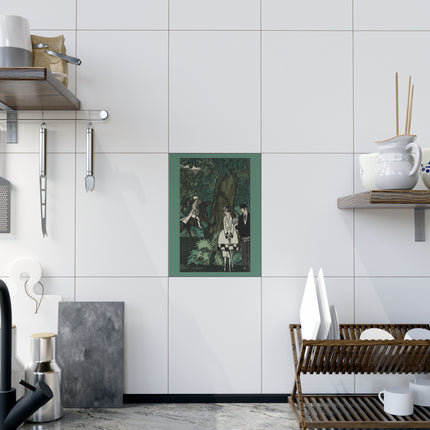 Chic Day Dress by Fernand Siméon Ceramic Tile