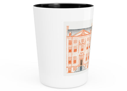 Amsterdam Canal Houses by Johan Teyler Ceramic Shot Glass