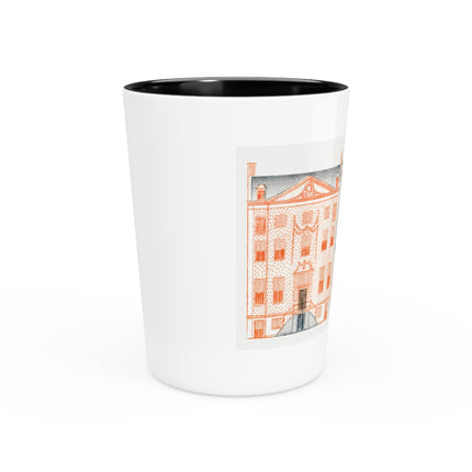 Amsterdam Canal Houses by Johan Teyler Ceramic Shot Glass