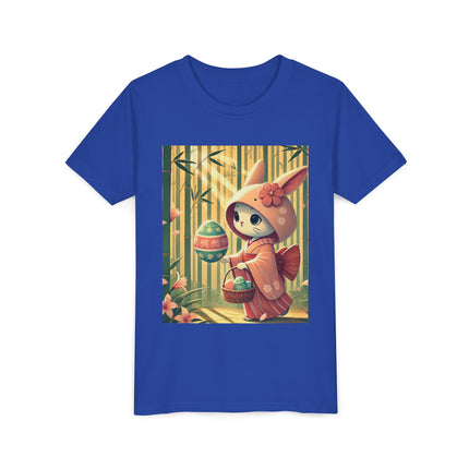 Geisha Kitten’s Easter Stroll Youth Short Sleeve Tee