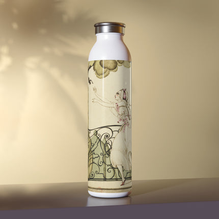 Sur talons rouges (On Red Heels) pl 02 by Gerda Wegener Slim Water Bottle