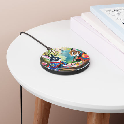 Fairy Animals Writing Wishes Wireless Charger