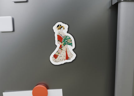 Japanese Woman by Hosoda Eishi Die-Cut Magnets (5 Sizes)