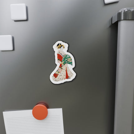 Japanese Woman by Hosoda Eishi Die-Cut Magnets (5 Sizes)