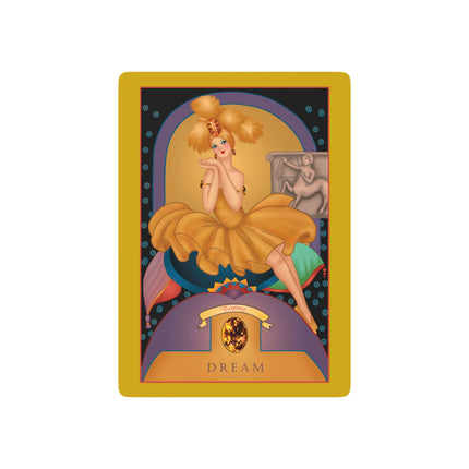 November & Topaz (from the Gem Series) by Sofia Chiostri Playing Cards
