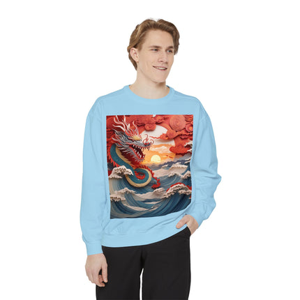 Stormbound Dragon Garment-Dyed Sweatshirt
