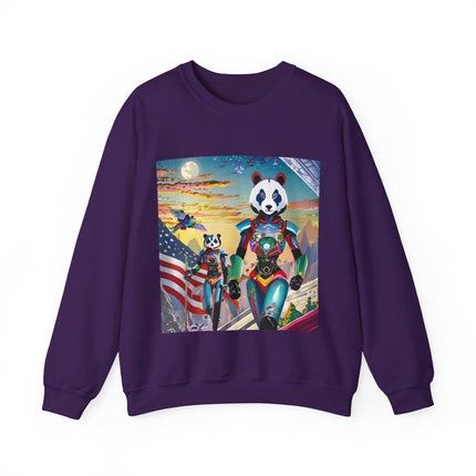 Cyber Punk Robots Unisex Heavy Blend™ Crewneck Sweatshirt