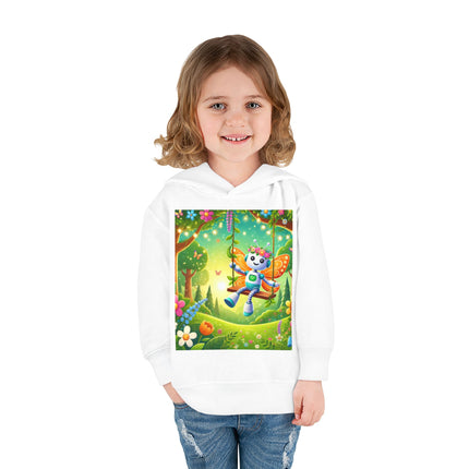 Robot Fairy Toddler Pullover Fleece Hoodie