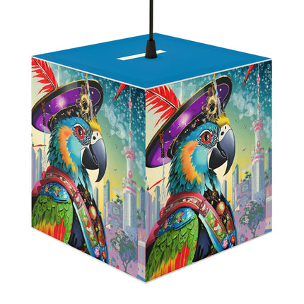 Tech Plumes Light Cube Lamp