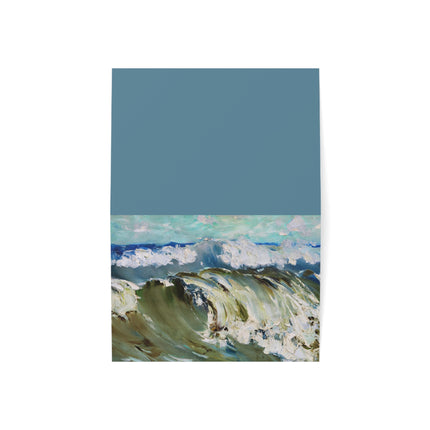 The Wave by Karl Hagemeister Greeting Cards (1, 10, 30, and 50pcs)
