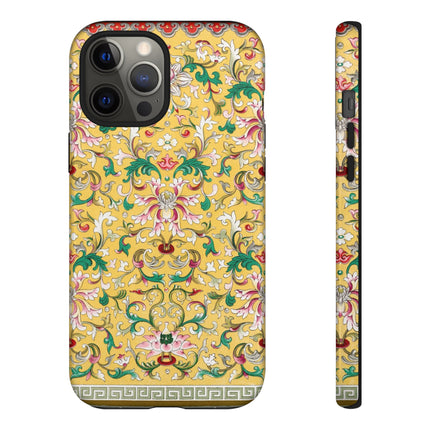 Yellow Botanical Pattern by Owen Jones Phone Cases