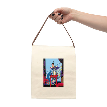 A Visual Journey by Umberto Brunelleschi Canvas Lunch Bag With Strap