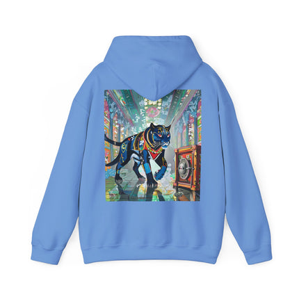 Cyber Panther’s Hunt – Heavy Blend™ Hooded Sweatshirt