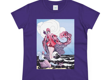 Goddess of the Swirling Sea Midweight Cotton Tee